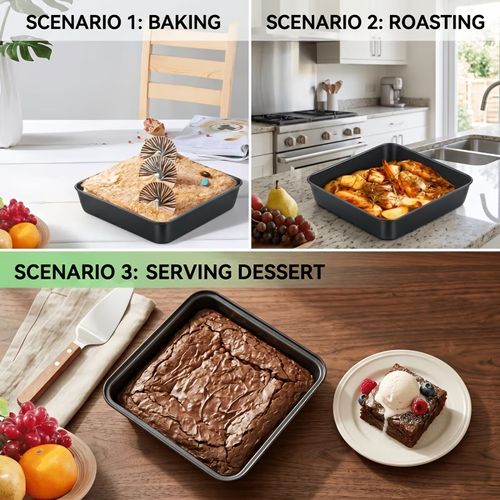 Carbon Steel Nonstick Roasting Pan Rectangular Baking Tray Loaf Toast Bread Cake Bakeware DIY Pastry Pan Dish Kitchen Utensils