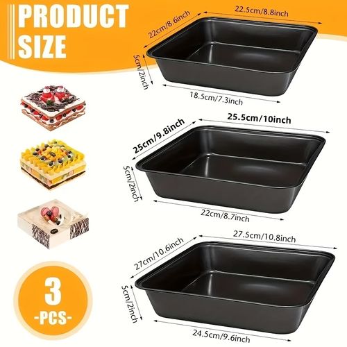 Carbon Steel Nonstick Roasting Pan Rectangular Baking Tray Loaf Toast Bread Cake Bakeware DIY Pastry Pan Dish Kitchen Utensils