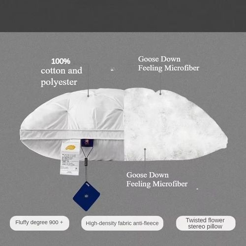 2-Piece Sleep Pillow Set, Soft Supportive Bed Pillows, Suitable for Back, Stomach, or Side Sleeping Luxury Hotel Pillows
