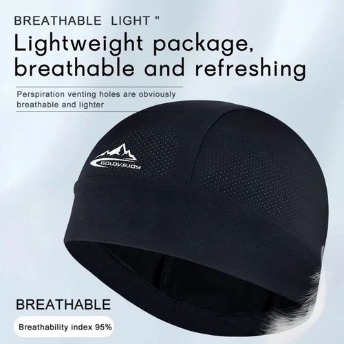 3PC Summer Cycling Hat Quick Dry Ice Silk Helmet Liner Cap for Men Women Running Sports Cycling Balaclava Cycling Hat