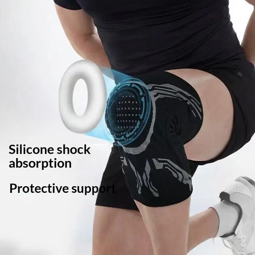 Smart Knob Knee Brace 1Pc Patella Gel Pad Lateral Stabilizer Compression Support For Joint Pain Relief Recovery Home Gym Wear