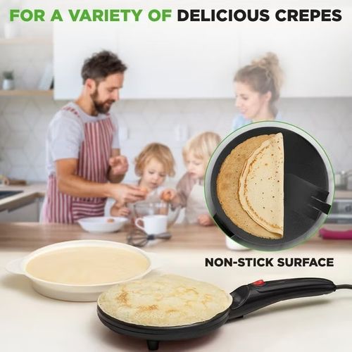TINSOL Electric waffle maker, cake maker, breakfast pizza baking machine, pancake griddle, non-stick pan, spring roll frying pan