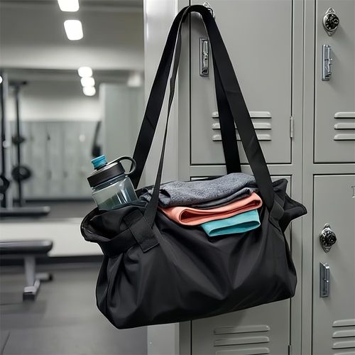 🎒Large-capacity shopping bag, travel🏕️, fitness🏃, camping storage shoulder crossbody bag. Stylish and portable✨, fits various scenarios, easy to carry outdoors.