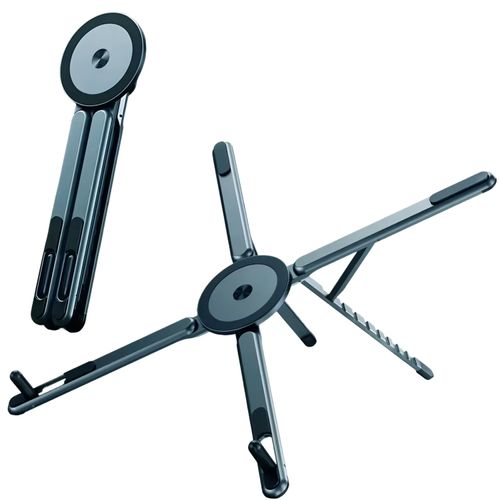 New Magnetic Aluminum Alloy Flat Panel Bracket, Portable Multi-Function Flat Panel Phone Notebook Universal Phone Bracket