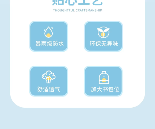 Children's Raincoat Kindergarten Primary School Student's Cartoon Rain Cape With Schoolbag Pocket Boys Girls Rainwear