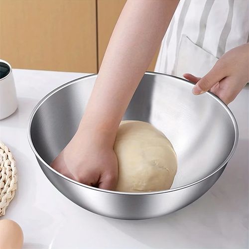 1-3 Stainless Steel Bowl Set with Scale for Cooking Baking Food Storage Large Capacity Mixing Bowls for Home Kitchen Essentials