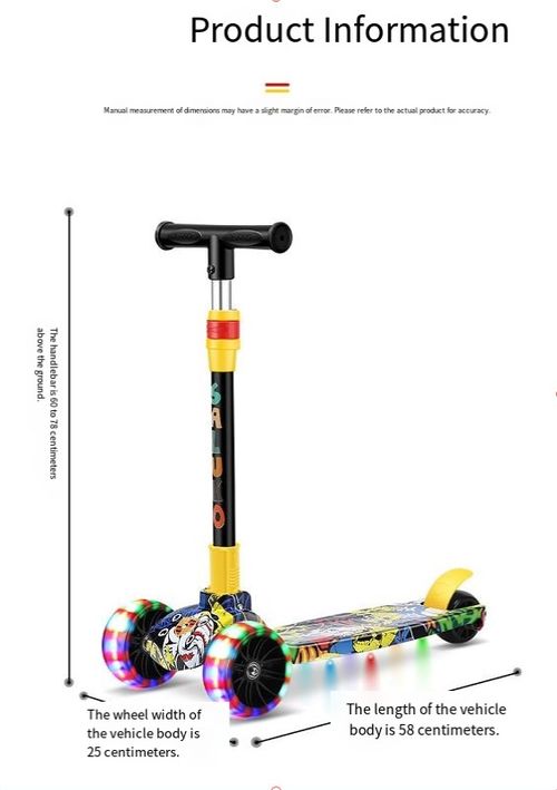 ✨Super fun kids scooter🛴 all children adore Light foldable pedal, easy to carry for outdoor trips 🌳 Suitable for boys 👦 and girls 👧 aged 3+ Glowing flashing wheels🌟 shine on every walk Stable smooth riding for park and family outings Solid safe structure for worry-free play Compact fold design saves much space at home 🏠