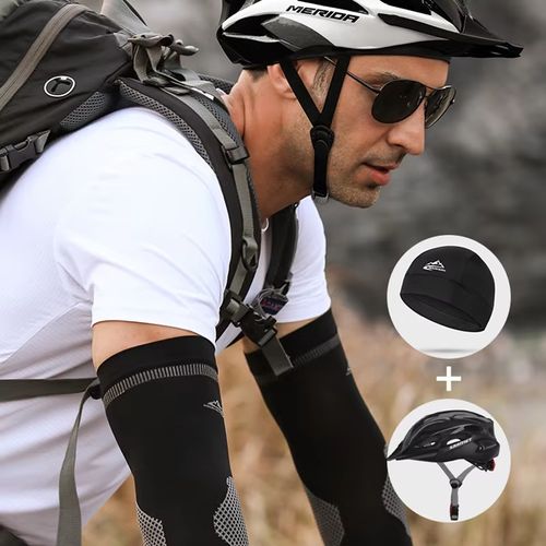 3PC Summer Cycling Hat Quick Dry Ice Silk Helmet Liner Cap for Men Women Running Sports Cycling Balaclava Cycling Hat