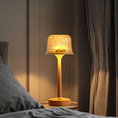 Chunyan brand high-foot modern design smart home LED table lamp (with remote control function, water ripple night light)