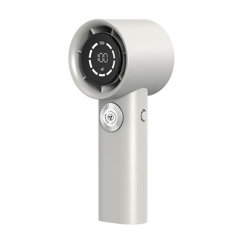 Handheld small fan with 100 - speed settings.