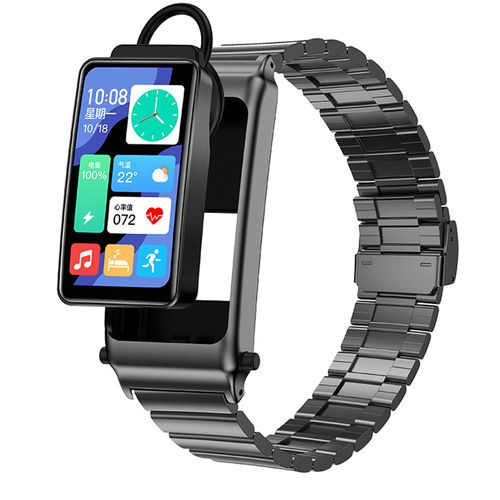 K80 Smart Bracelet 2 in 1 1.57inch BT Call NFC Sport Body Temperature Fitness Sports Smart Watch Headset For Men Women