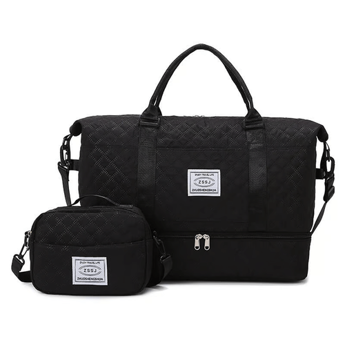 Large capacity wet and dry separation travel bag