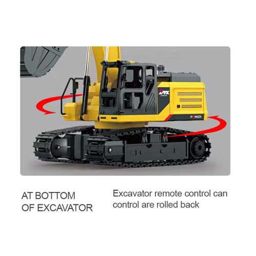 Toyhome 1:10 Children's Spray Remote Control Engineering Excavator Remote Control Truck