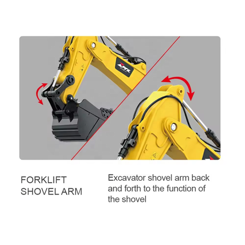 Toyhome 1:10 Children's Spray Remote Control Engineering Excavator Remote Control Truck