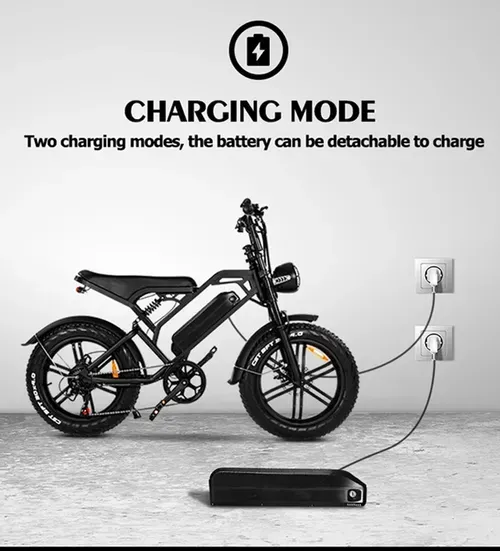 Fat tire electric variable speed bicycle V20