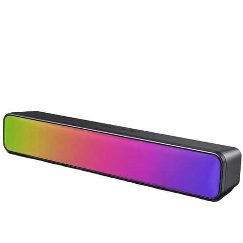 Professional USB card-inserting wireless audio Bluetooth speaker with RGB colorful lights