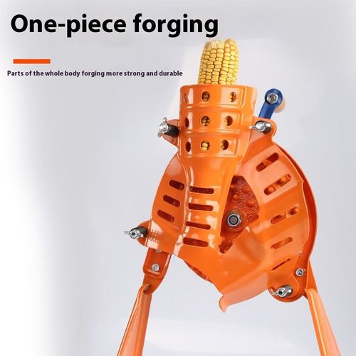 The newly developed household semi-automatic hand-cranked corn peeling machine with motor in 2025