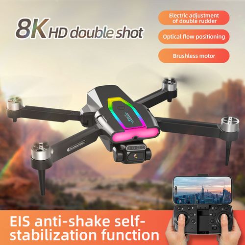 New F199 8K brushless motor foldable frame kit aerial photography drone.