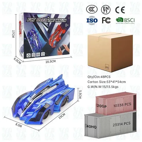 Wireless remote control charging climbing car, children's remote control toy car