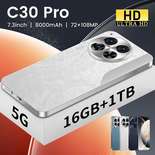 The high-quality smartphone C30 Pro with a 7.3-inch screen