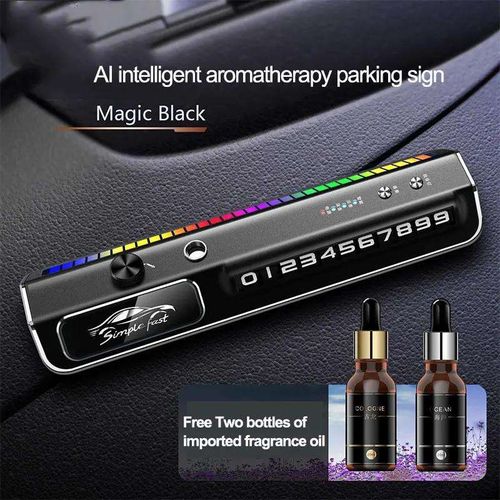 In - car aromatherapy music - sensing ambient light
