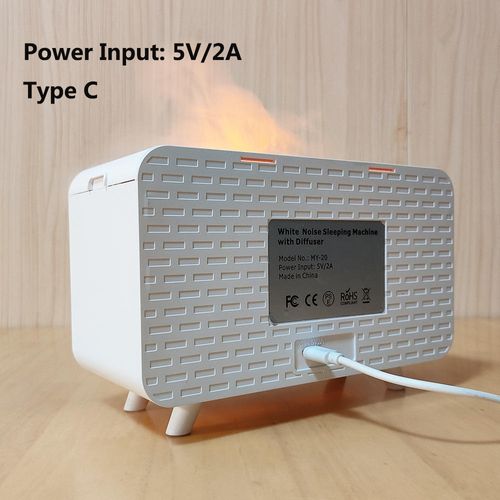 2025 New White Noise Aromatherapy Sleep Device Humidifier Bluetooth Speaker Soothing Sleep Night Light Artifact Baby Sleep Aid