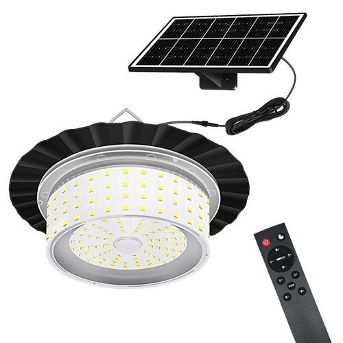 LED solar pendant lights that can be dimmed via a remote control