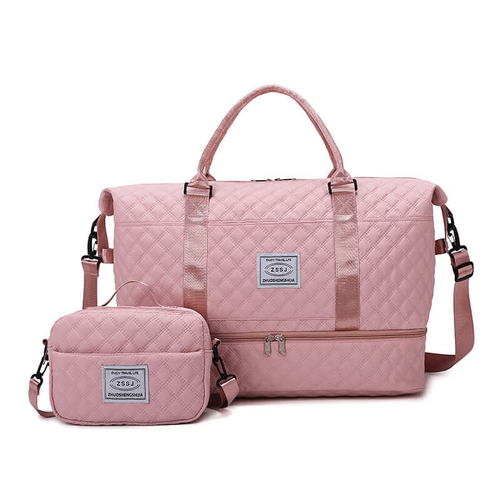 Large capacity wet and dry separation travel bag