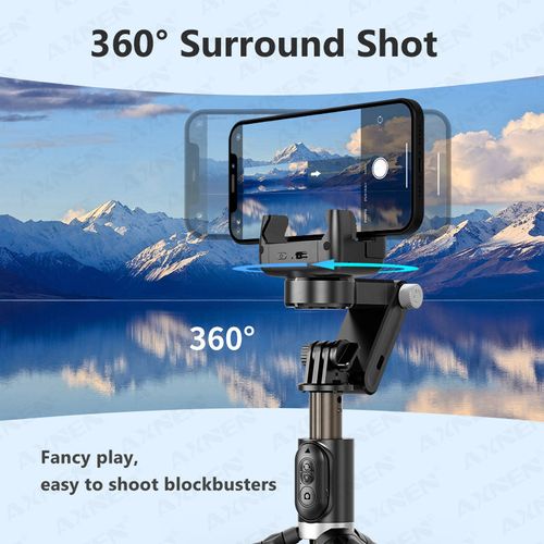 Artificial Intelligence Automatic 360-degree Face Tracking Fill Light Selfie Stick Stabilizer