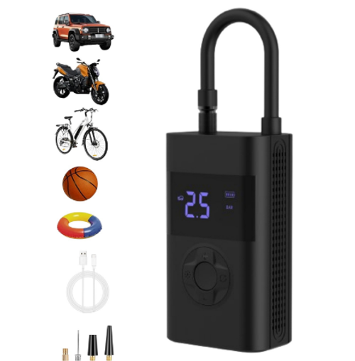 Mini Portable Cordless Bicycle and Car Tire Inflator