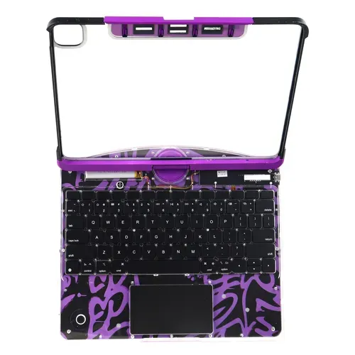 360 degree rotating housing and Bluetooth keyboard suitable for 10.9inch iPad11 inch iPad12.9inch iPad13 inch iPad