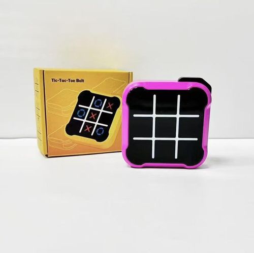 Tic-Tac-Toe Bolt, a compact and portable chess puzzle toy