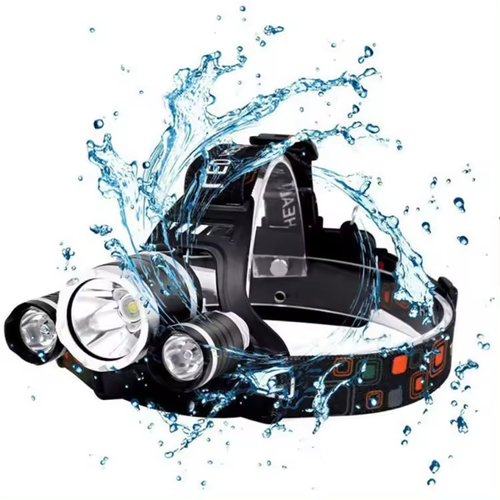 3 LED Headlamp Rechargeable 4 Modes Waterproof Headlight 1000 Lumens Head Torch Outdoor Riding Head Light