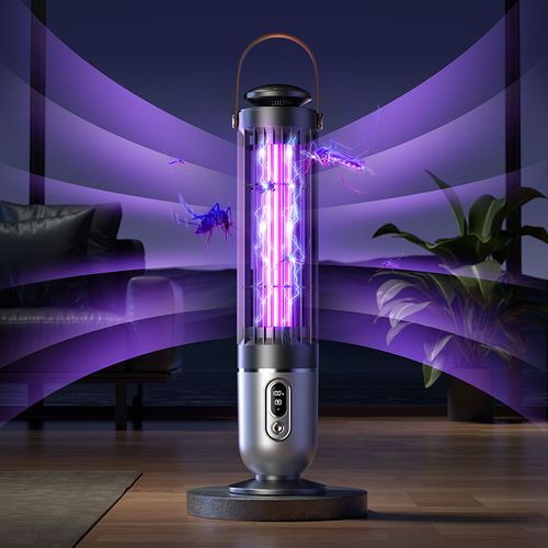New in 2025, an environmentally friendly pest control device made of ABS plastic material, an electric shock type mosquito killer lamp.