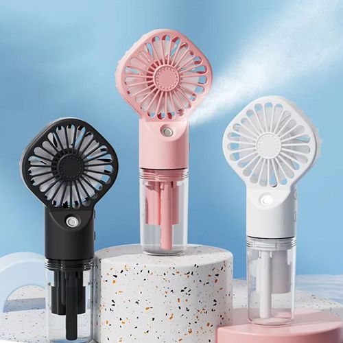 2025 Hot Selling Hand-held Spray Mini Fan Portable Rechargeable Outdoor Humidification Cool Mist Handheld Fans