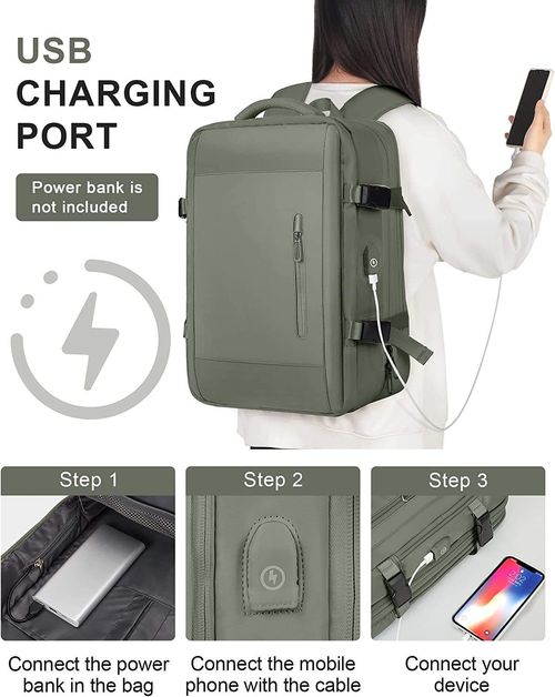 Large-capacity Outdoor Travel Laptop Backpack with Double Straps