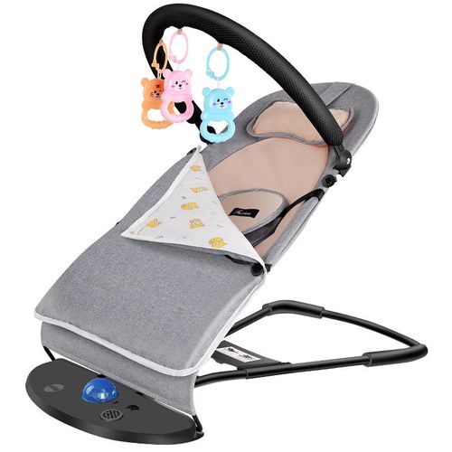 Baby Bouncer Seat Bonus Travel Carry Case Safe Portable Chair with Adjustable Height Positions Infant Sleeper Bouner Seat