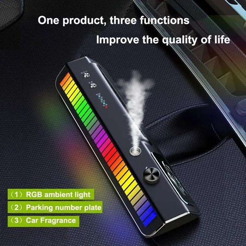 In - car aromatherapy music - sensing ambient light