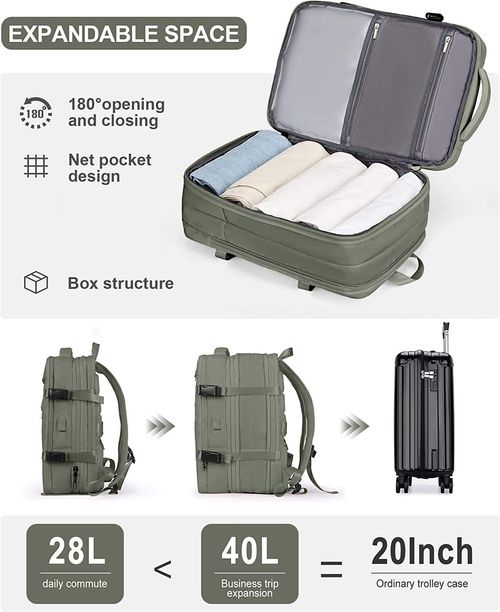 Large-capacity Outdoor Travel Laptop Backpack with Double Straps