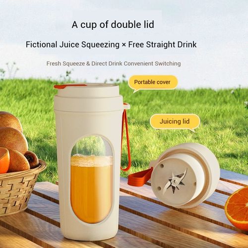 Factory-customized new 450 ml fresh juice large-capacity bottle blender cup in 2025