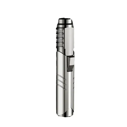 Outdoor Windproof Butane Inflatable Blue Flame 1800° Metal Torch Cigar Lighter for BBQ