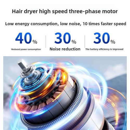 Handheld small fan with 100 - speed settings.