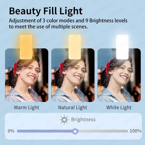 Artificial Intelligence Automatic 360-degree Face Tracking Fill Light Selfie Stick Stabilizer