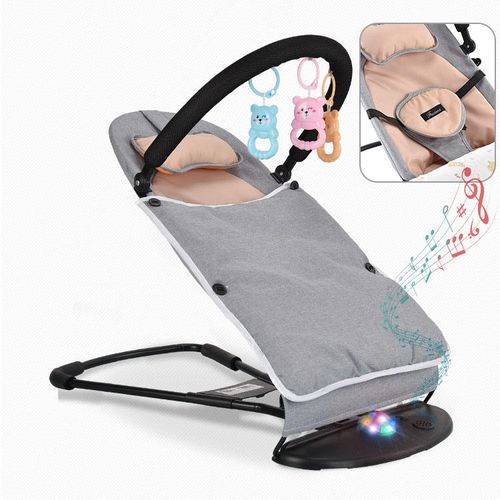 Baby Bouncer Seat Bonus Travel Carry Case Safe Portable Chair with Adjustable Height Positions Infant Sleeper Bouner Seat