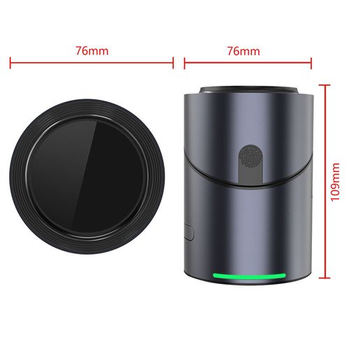 Multi-function travel magnetic fast wireless charging station type c aluminum rotating 3 in 1 cube wireless charger stand