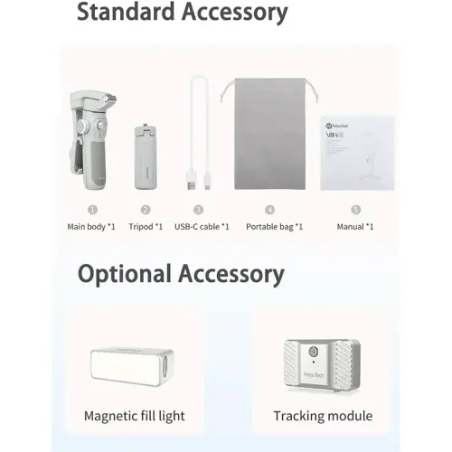 Portable JHD FeiyuTech VB4SE Vimble 4 se Kit Mobile Phone Stabilizer