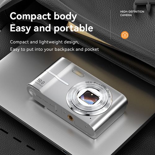 Classic Portable 2.4-inch 16X Zoom CCD Camera 4K HD Mini Digital Camera