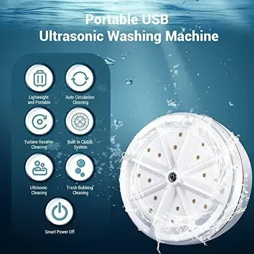 Portable Ultrasonic Washing Machine