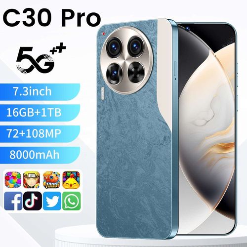 The high-quality smartphone C30 Pro with a 7.3-inch screen