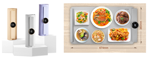 Ultra thin food warmer warm tray hot plate warming plate for shabbat 250W 60-100C degree adjust
